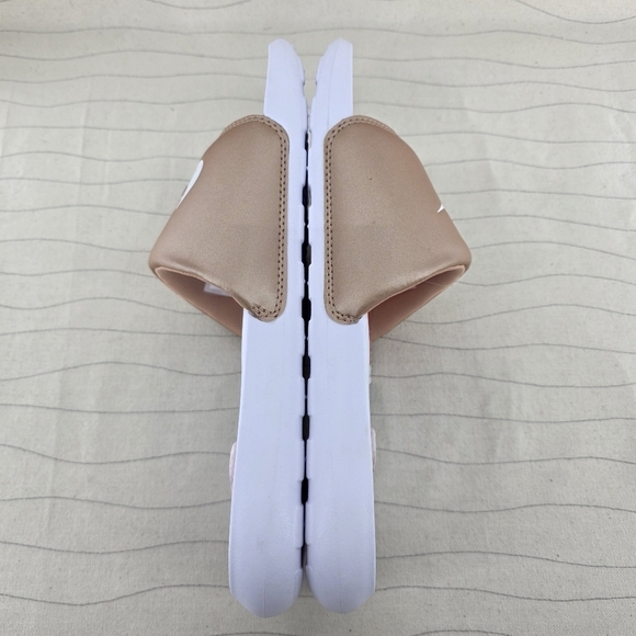 Nike Womens Victori One Metallic Red Bronze White Slides CN9677-900 Size 11 NEW - Picture 7 of 11